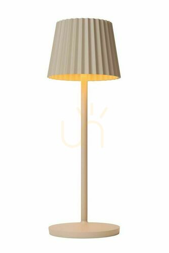 Kontrola Venkovní stojací lampa Lucide JUSTINE béžová LED IP54 38 cm 27889/02/38