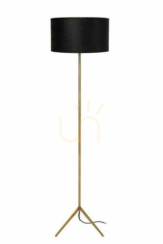 Kontrola Stojací lampa Lucide Tondo zlatá černá 147 cm E27 45790/81/02