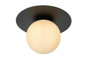 Plafond Lucide TRICIA černá sklo E27 1x15W 25 cm 79187/01/30 small 0