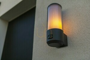 Venkovní nástěnné svítidlo Lutec HEROS 5288202118 tmavě šedé se senzorem PIR E27 15 W small 5
