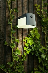 Venkovní nástěnné LED svítidlo Lutec Moon Solar se senzorem pohybu šedé 6906001118 small 5
