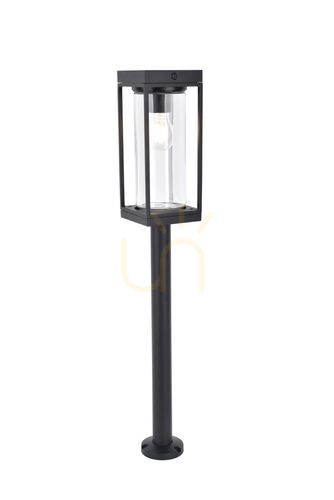 Kontrola Venkovní solární sloupek Lutec Flair černý 76 cm E27 LED 6988802012