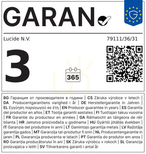 Koupelnové stropní svítidlo Lucide BISKIT s pohybovým senzorem, bílé, LED 24 W 2700 K, IP44, 34,5 cm — 79111/36/31 small 4