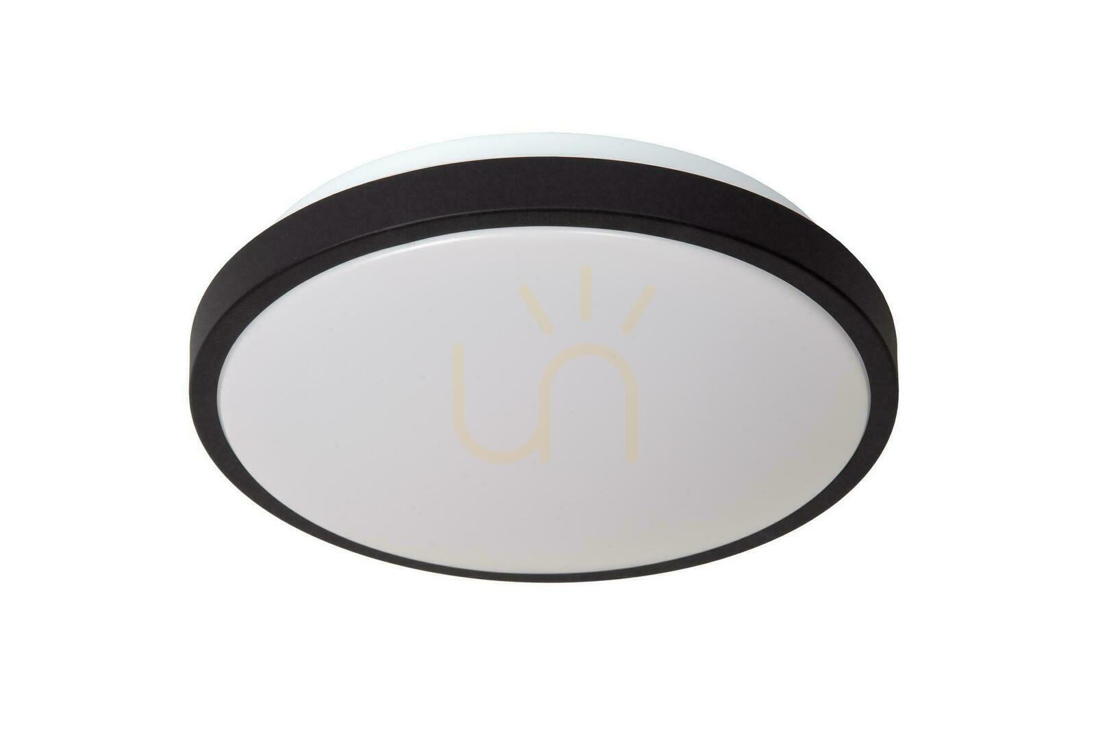 Pohled Koupelnové stropní LED svítidlo se snímačem pohybu Lucide Dasher černé IP44 29,3 cm 79110/30/30 Koupelnové stropní LED svítidlo se snímačem pohybu Lucide Dasher černé IP44 29,3 cm 79110/30/30