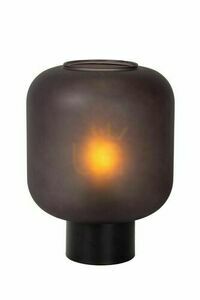Stolní lampa Lucide Eloise černá sklo kov E27 27 cm 45505/01/30 small 0