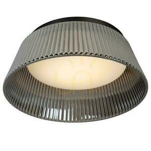 Plafon Lucide VIXI šedý černý sklo LED 18W 35 cm 25115/35/65 small 2