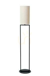 Stojací lampa Lucide HERMAN béžová černá Japandi 137 cm E27 small 1