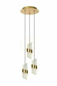 Závěsné svítidlo Lucide KLIGANDE LED zlaté 3×7W 23 cm small 0