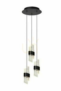 Závěsné svítidlo Lucide KLIGANDE černé LED 3x7W 720 lm small 0