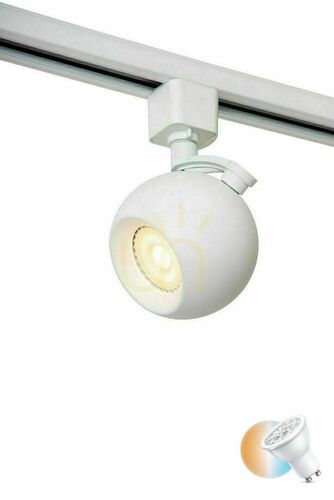 Kontrola Dráhový LED spot Lucide Favori bílý GU10 1fázový 09953/01/31