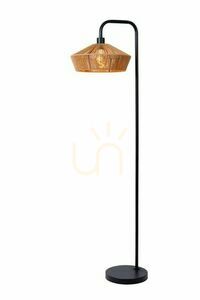 Stojací lampa Lucide Yunkai Japandi dřevo černá 150 cm 10713/28/72 small 0