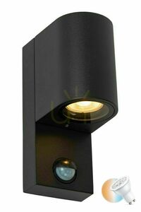 Venkovní nástěnné svítidlo Lucide ZARO černé IP65 GU10 69803/01/30 small 0
