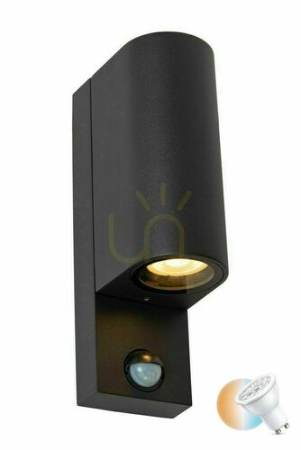 Kontrola Venkovní nástěnné svítidlo Lucide ZARO černé IP65 GU10 69803/02/30