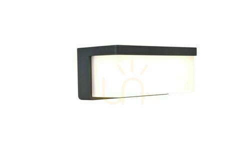 Kontrola Venkovní nástěnné svítidlo Lutec ZELNA HYBRID LED 9W šedé 6912401345