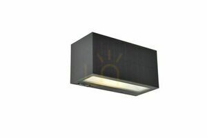 Venkovní nástěnné hybridní solární svítidlo LUTEC INKA 6989101118 LED 9 W tmavě šedé IP44 small 0