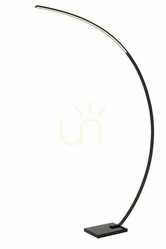 Kontrola Stojací lampa Lucide Curve LED černá mramor 192 cm 15W 44700/11/30