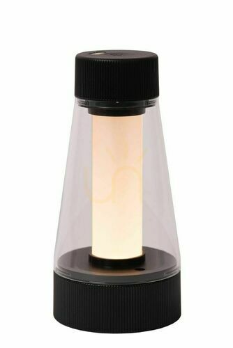 Kontrola Stolní lampa Lucide LORALI černá LED stmívatelná IP44 45500/01/30