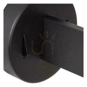 Nástěnné svítidlo Lucide MAGIC černé s lněným stínidlem, E27 + LED 3 W, USB-C 68211/82/30 small 4