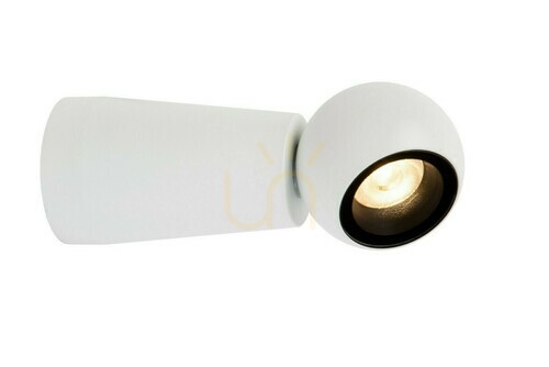 Kontrola Nástěnné LED světlo Lucide Ipsos bílé IP54 5W koupelnové 420 lm 3000K