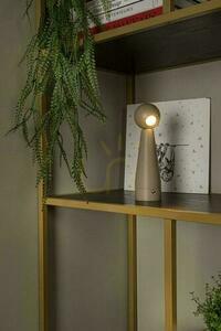 Bezdrátová stolní lampa Lucide IPSOS 33500/03/41, LED 3 W, 250 lm, 2700 K, taupe, 22 cm, nabíjení USB small 1