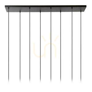 Závěsné svítidlo Lucide CHAYANNE černé 8xE14 moderní 125 cm small 2