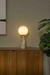 Stolní lampa Lucide EVIN šedá mramorová skleněná Japandi small 1