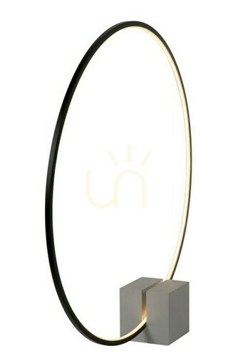 Kontrola Stolní lampa Lucide CIRKELIS LED 24 W černá hliník moderní