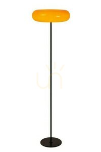 Stojací lampa Lucide Sentino oranžová s černou základnou 3×G9 150 cm 10725/01/53 small 0