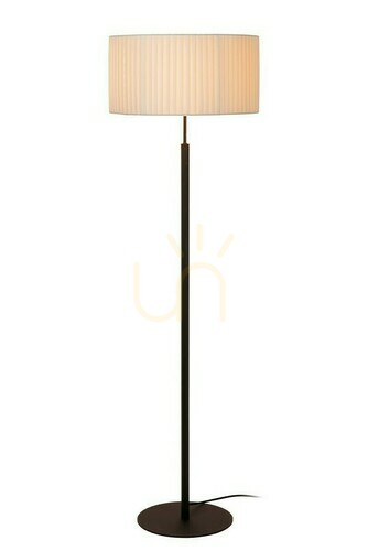 Kontrola Stojací lampa Lucide FOLD bílá Japandi textil kov 150 cm