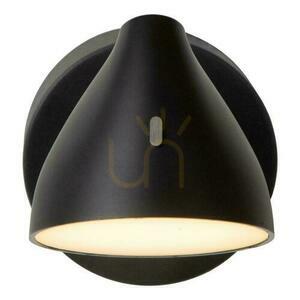 Nástěnné LED svítidlo Lucide MILNE černé 6W 600 lm 2700K dimmable small 2