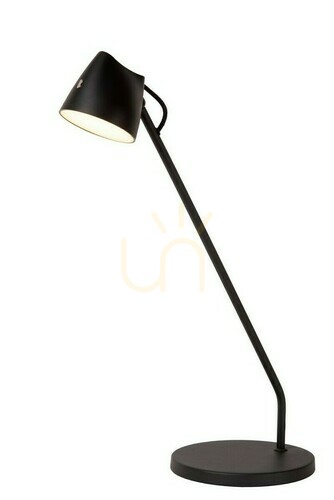 Kontrola Stolní LED lampa Lucide Milne černá dotyková stmívatelná 8 W
