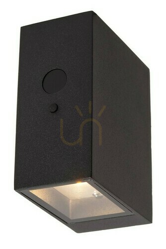 Kontrola Solární venkovní nástěnné svítidlo Lucide BOLTON černé LED 1 W IP54 15814/01/30