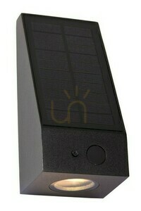 Solární venkovní nástěnné svítidlo Lucide IRWIN černé LED 2 W 3000 K IP54 se senzory 15816/02/30 small 0