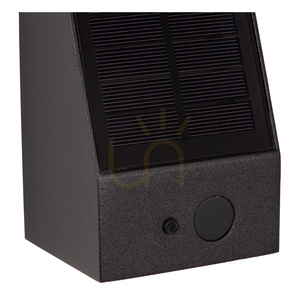 Solární venkovní nástěnné svítidlo Lucide IRWIN černé LED 2 W 3000 K IP54 se senzory 15816/02/30 small 3