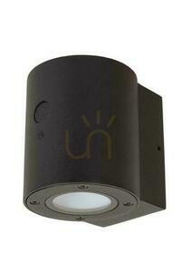 Venkovní nástěnné svítidlo Lucide Perth LED černé IP65 hliník se senzorem pohybu small 1