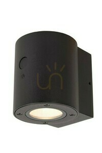 Venkovní nástěnné svítidlo Lucide Perth LED černé IP65 hliník se senzorem pohybu small 0