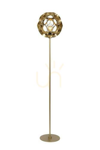 Kontrola Stojací lampa Lucide Hannelore zlatá kovová moderní E27 149,6 cm