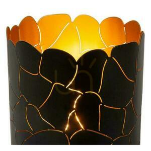 Stolní lampa Lucide ALMELO černá/zlatá kovová E27 moderní small 1