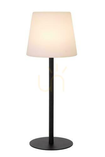 Kontrola Akumulátorová stolní lampa Lucide TYON LED IP65 černá 41 cm