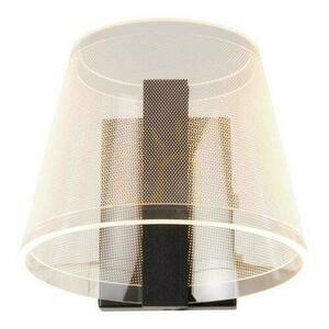 Koupelnové LED nástěnné svítidlo Lucide Korgis černé s akrylátovým stínidlem IP44 10 W 04213/10/30 small 3