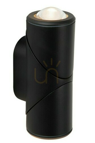 Kontrola Venkovní nástěnné svítidlo Lucide ERIN černé LED IP65 2x5W 500 lm