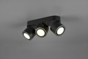 LED stropní svítidlo Trio TAURUS 652910332, matná černá, 3 reflektory small 4