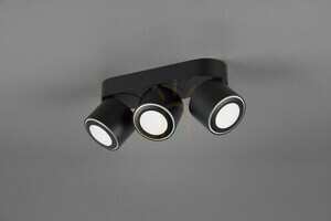 LED stropní svítidlo Trio TAURUS 652910332, matná černá, 3 reflektory small 6