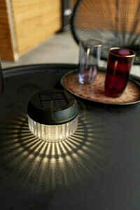 Venkovní stojací lampa Lutec Diva Solar černá LED 11 cm small 4