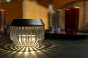 Venkovní stojací lampa Lutec Diva Solar černá LED 11 cm small 5