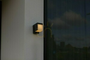 Venkovní nástěnné svítidlo Lutec PRIMA HYBRID LED 9,5 W šedé 6993801118 small 5