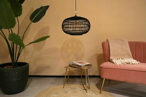 Kontrola Závěsná lampa EKO BOHO Bamboo Fanchette.