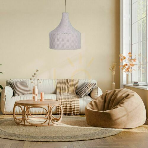 Kontrola Coralie Cotton EKO BOHO závěsná lampa