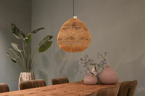 Kontrola Franceline závěsná lampa Papírové světlo EKO BOHO