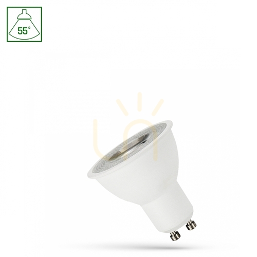 Kontrola Led Gu10 230 V 4 W Smd 55st Nw se spektrální čočkou